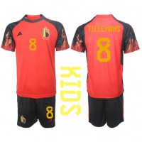 Dětský Fotbalový dres Belgie Youri Tielemans #8 MS 2022 Domácí Krátký Rukáv (+ trenýrky)